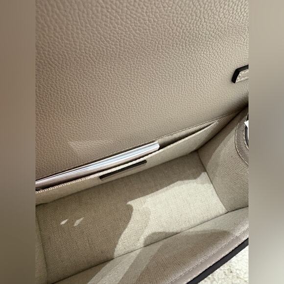 Jimmy choo leather Cheri crossbody bag grey - Picture 7 of 10